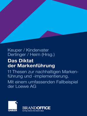 cover image of Das Diktat der Markenführung